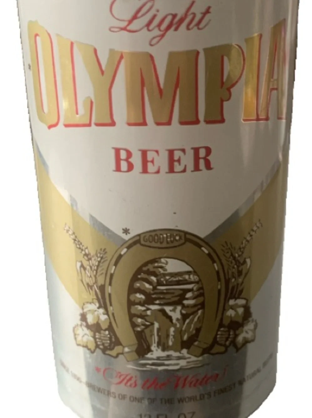 Vintage Beer Can Olympia Light Beer Pull Tab Empty Aluminum Can